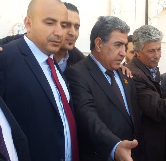الرئيس هشام طوبال رفقة رئيس حزب الفجر الجديد الطاهر بن بعيبش
